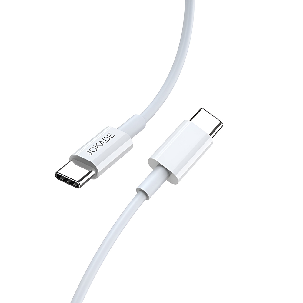 Jokade Cable Type-C to Type-C 5A 60W 1M JA016, White