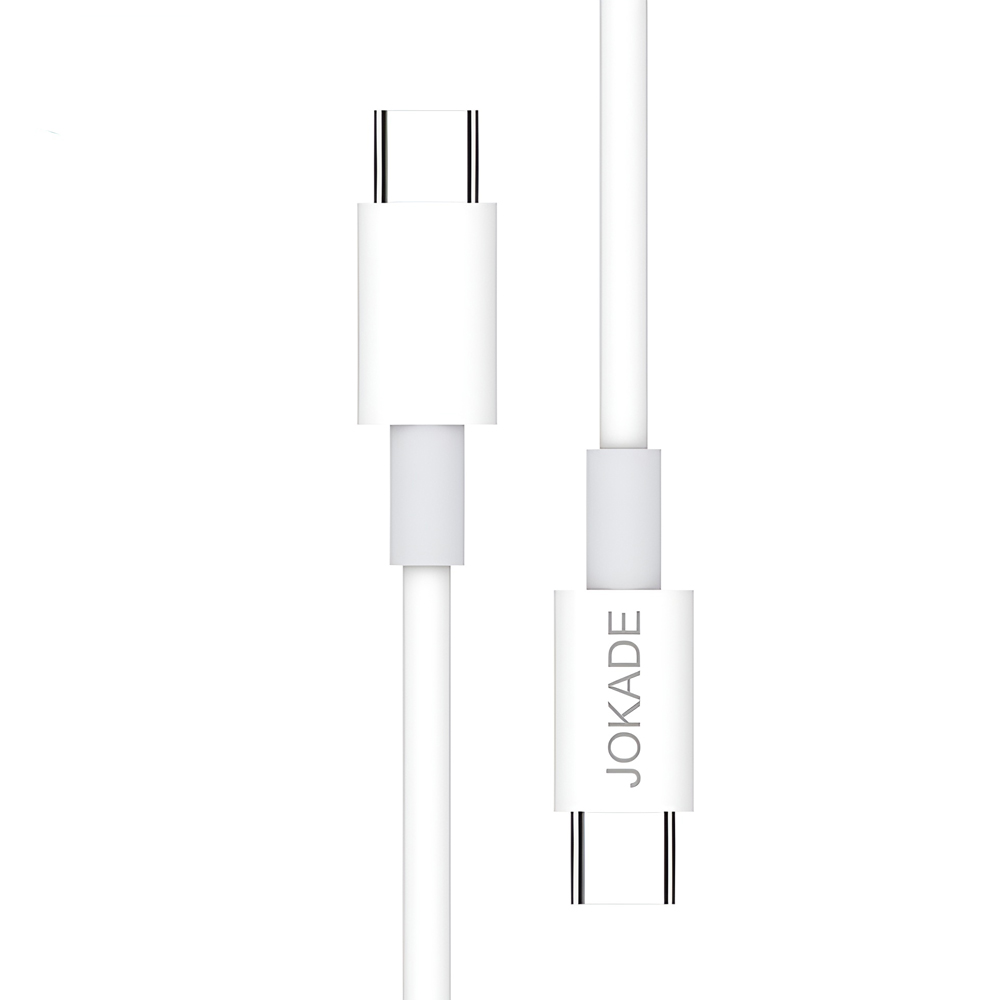Jokade Cable Type-C to Type-C 5A 60W 1M JA016, White - Image 2