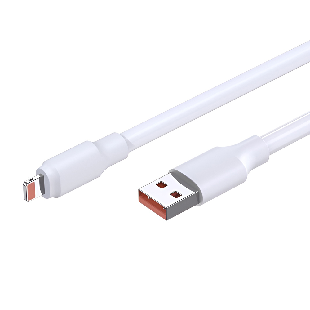 Jokade Cable USB-A to Lightning 120W 1M JA018, White - Image 3