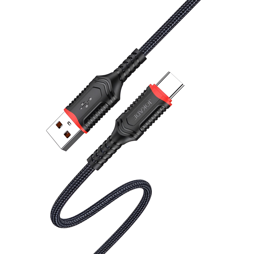 Jokade Cable USB-A to Type-C 5A 60W 1m JA019, Black
