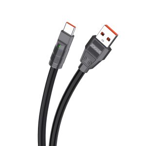 Jokade Cable USB-A to Type-C 5A 1M JA026, Black