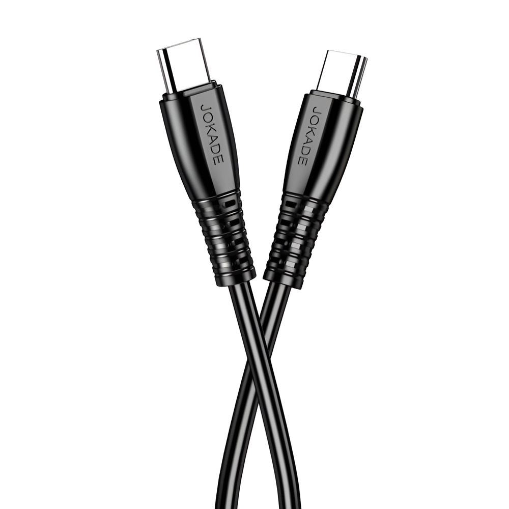 Jokade Cable Type-C to Type-C 100W 1M JA043, Black - Image 2