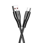 Jokade Cable USB-A to Type-C 5A 1M JA043, Black