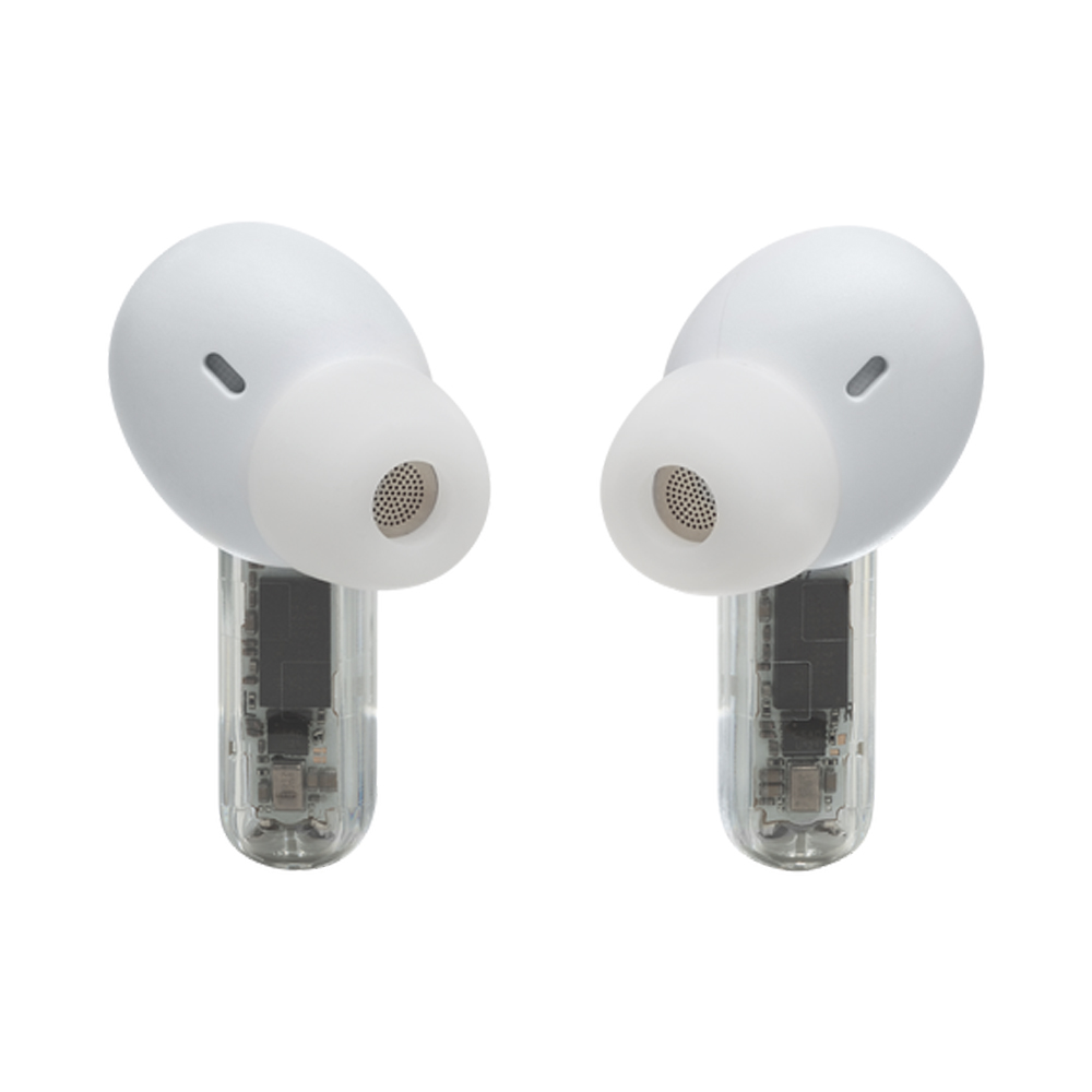 JBL Earphones TWS Tune Beam Ghost Edition, White - Image 2