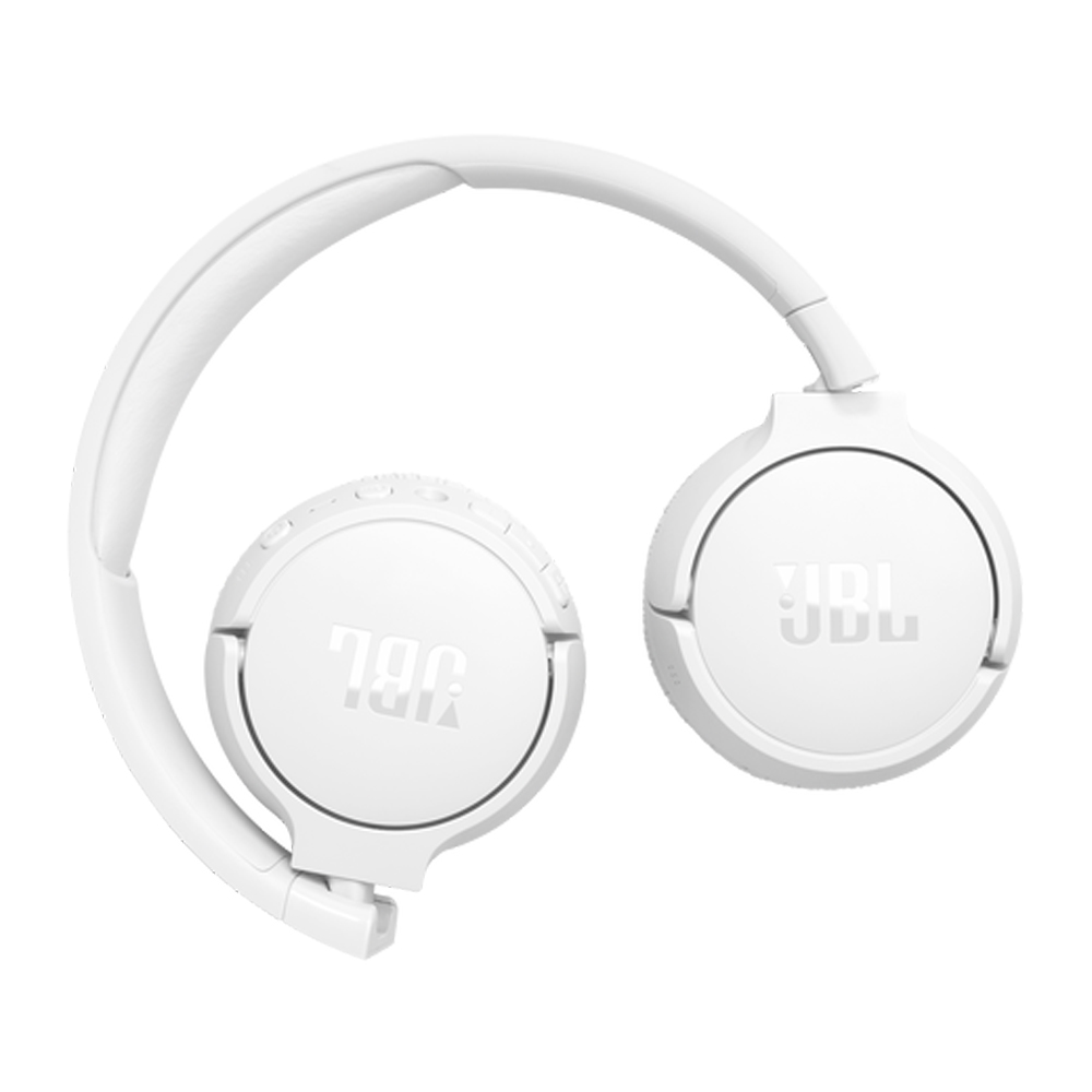 JBL On-Ear Headphones with MIC Bluetooth Tune 670NC, White - Image 3