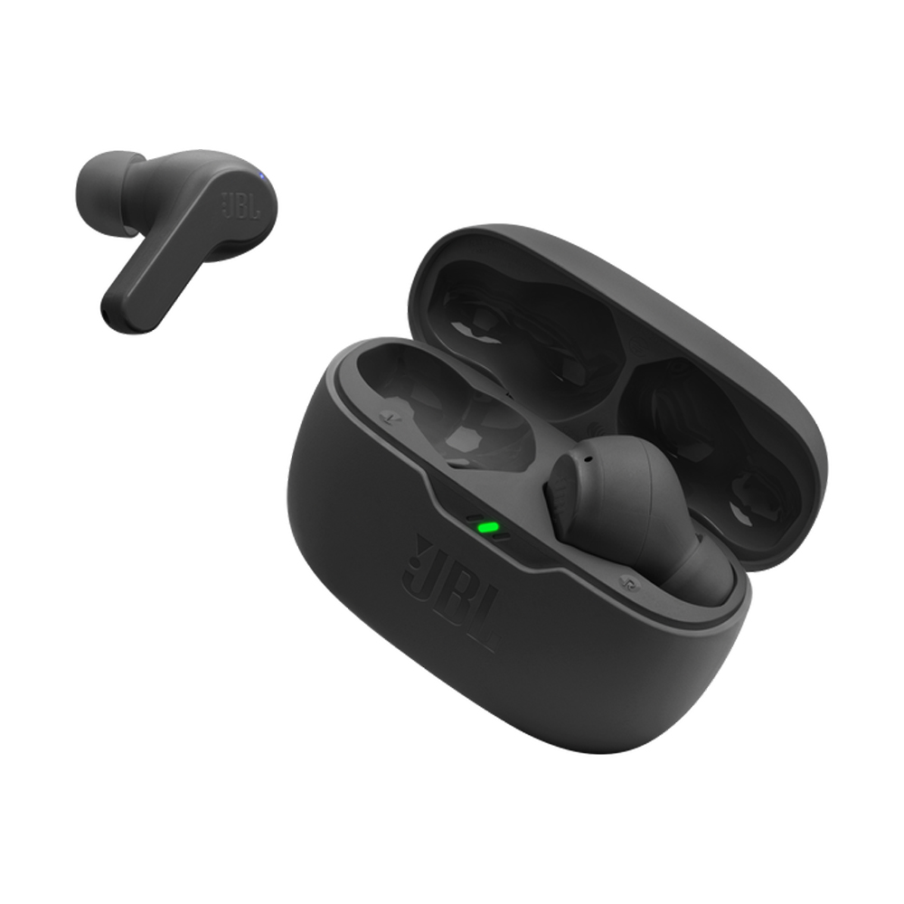 JBL Earphones TWS Wave Beam Earbuds, Black - Image 2