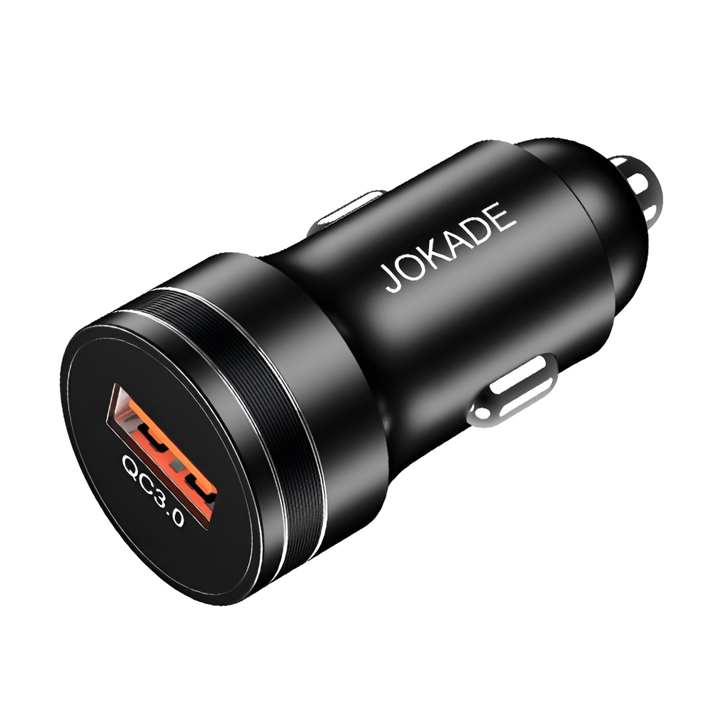Jokade Car Charger 1*USB-A 18W JH039, Black - Image 2