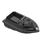 GPS Fishing Bait Boat with Large Bait Container with 500M Remote Range, Black
