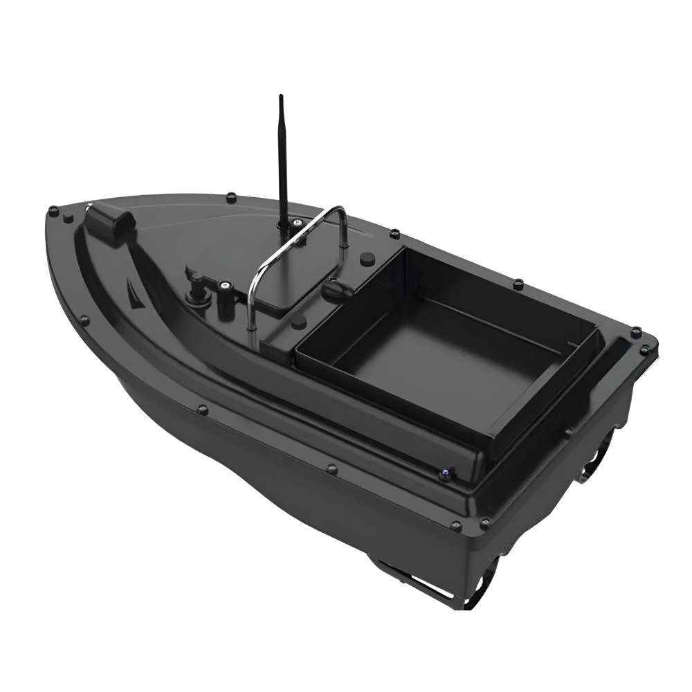 GPS Fishing Bait Boat with Large Bait Container with 500M Remote Range, Black - Image 2