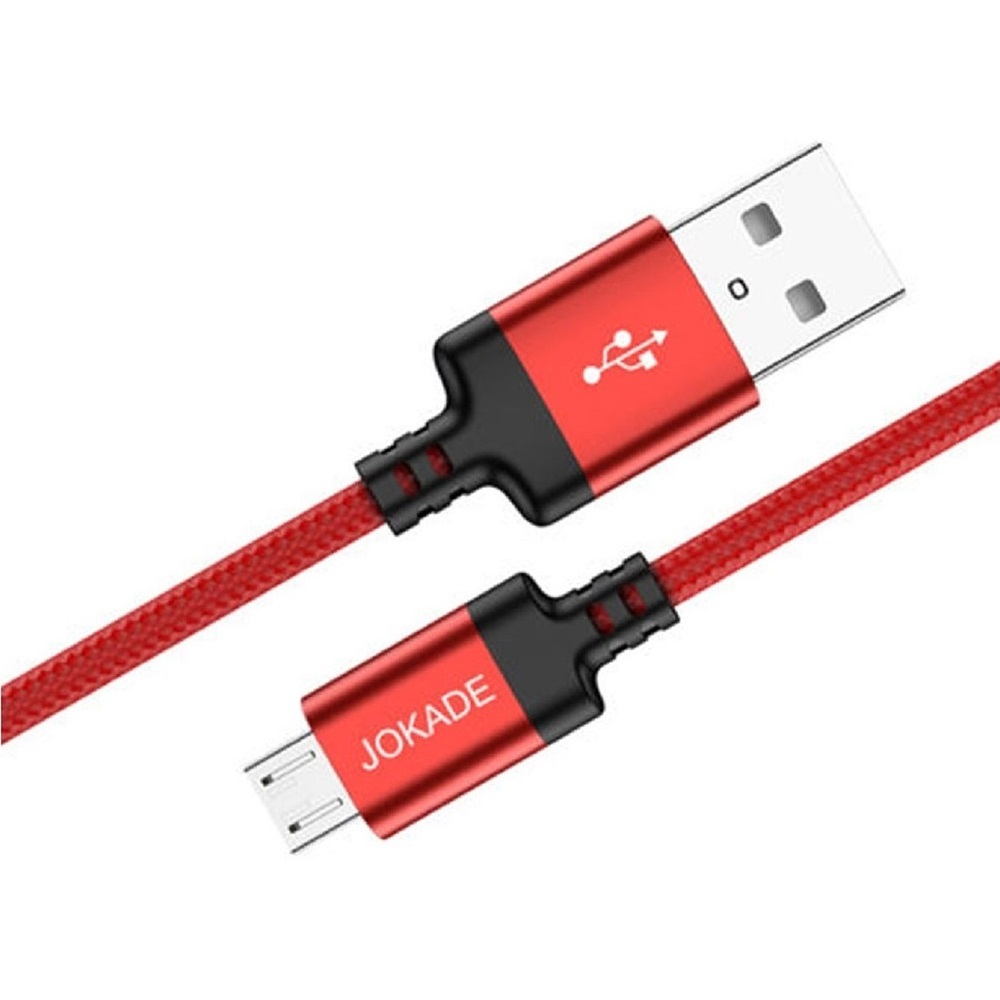 Jokade Cable USB to Micro USB Junlian 5A 1m JA001, Red - Image 2