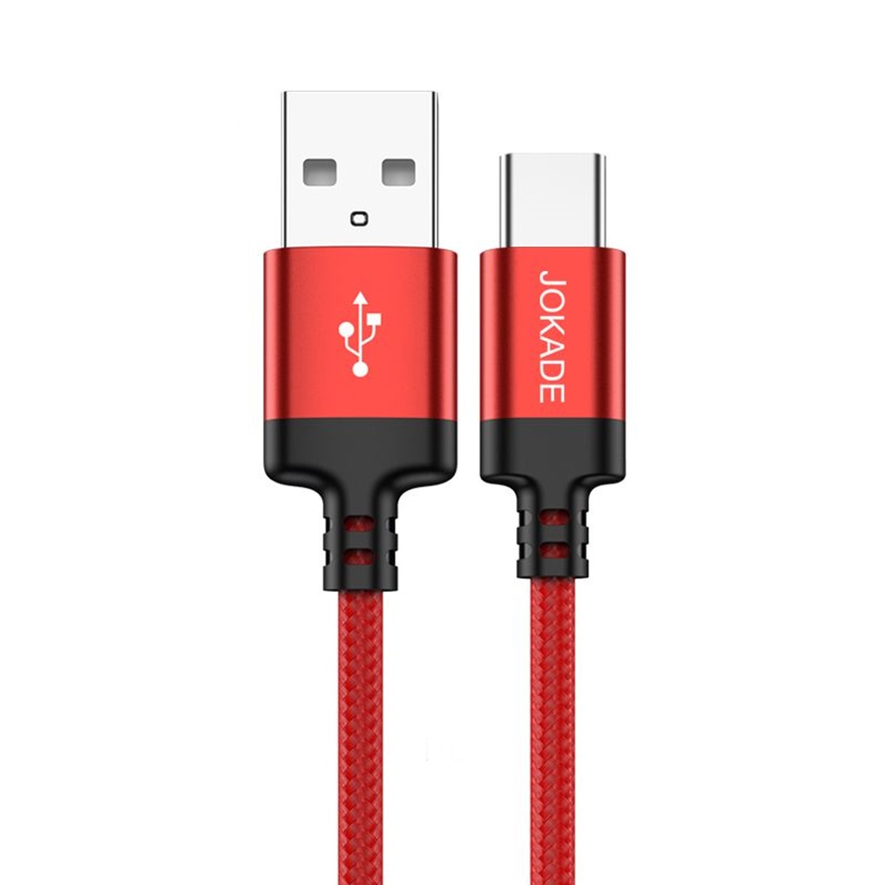 Jokade Cable USB to Type-C Junlian 5A 1m JA001, Red