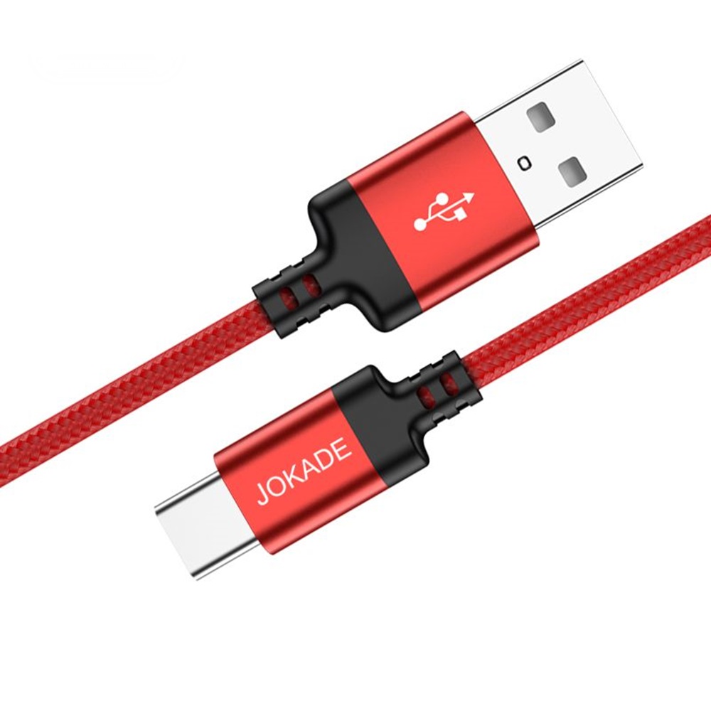 Jokade Cable USB to Type-C Junlian 5A 1m JA001, Red - Image 2