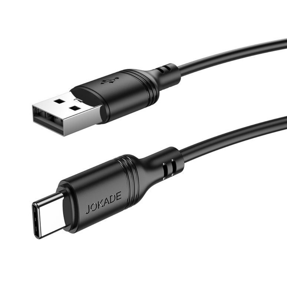 Jokade Cable USB to Type-C Zhizun 3A 1m, Black - Image 2