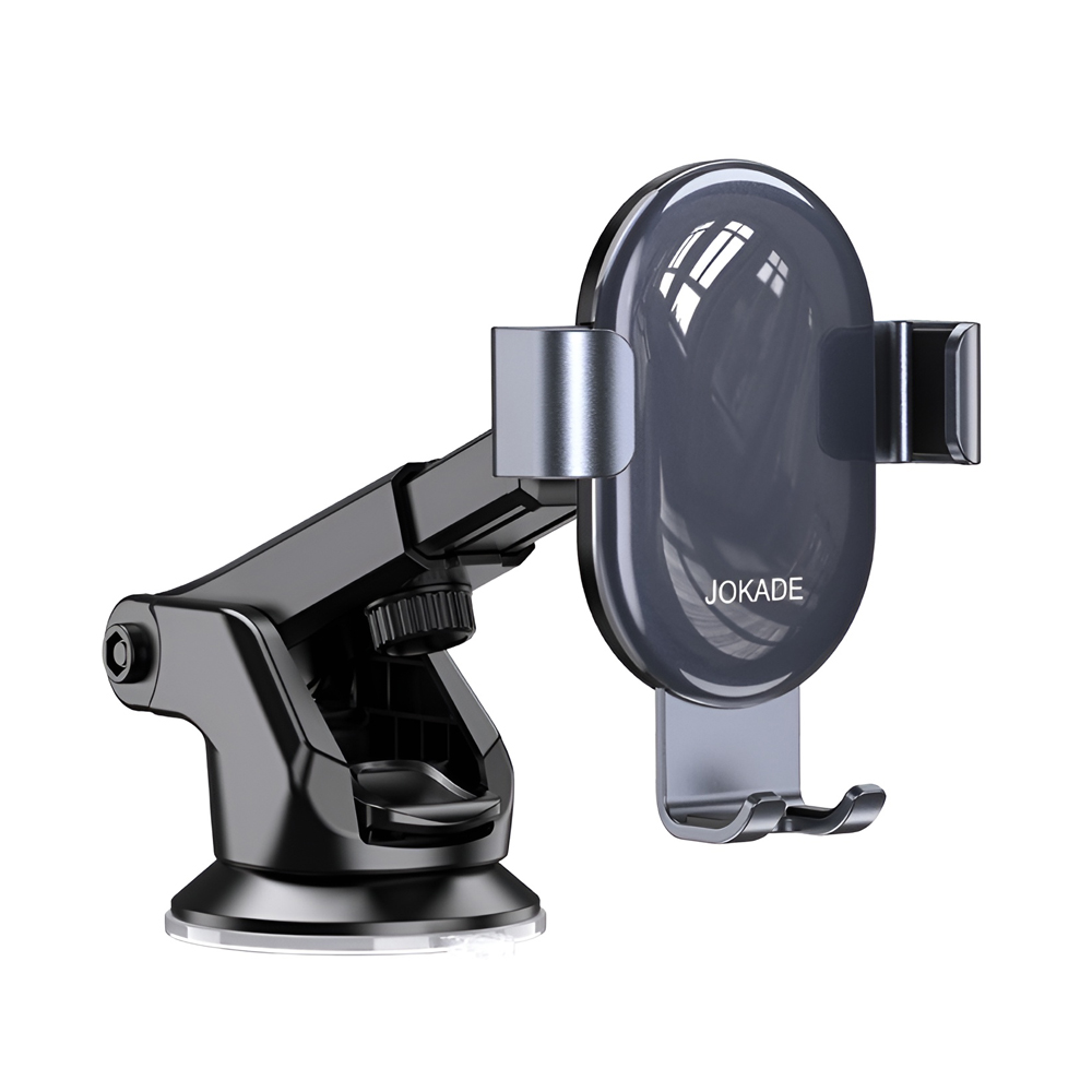 Jokade Car Holder Suction Cup Telescopic Gravity JE037, Black - Image 2