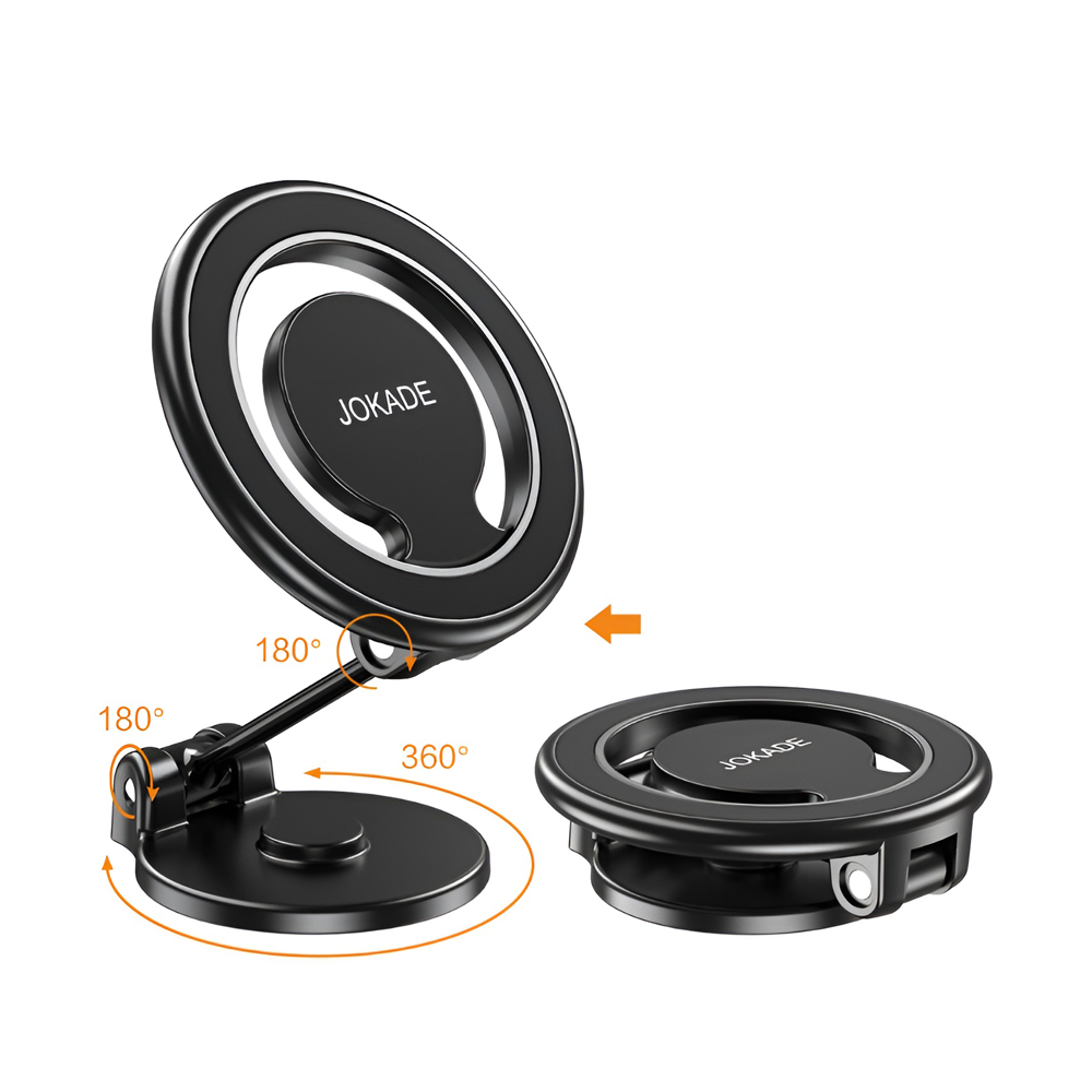 Jokade Car Holder Ring Magnetic Center Console JE039, Black - Image 2