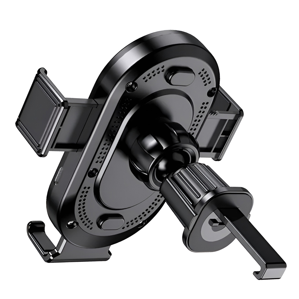 Jokade Car Holder Wireless Automatic Air Outlet Spiral Hook 15W JH020, Black - Image 3
