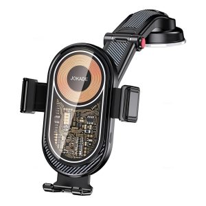 Jokade Car Holder Wireless Automatic Air Outlet Folding 15W JH022, Black