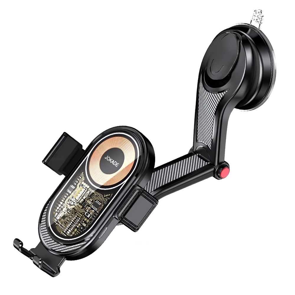 Jokade Car Holder Wireless Automatic Air Outlet Folding 15W JH022, Black - Image 2