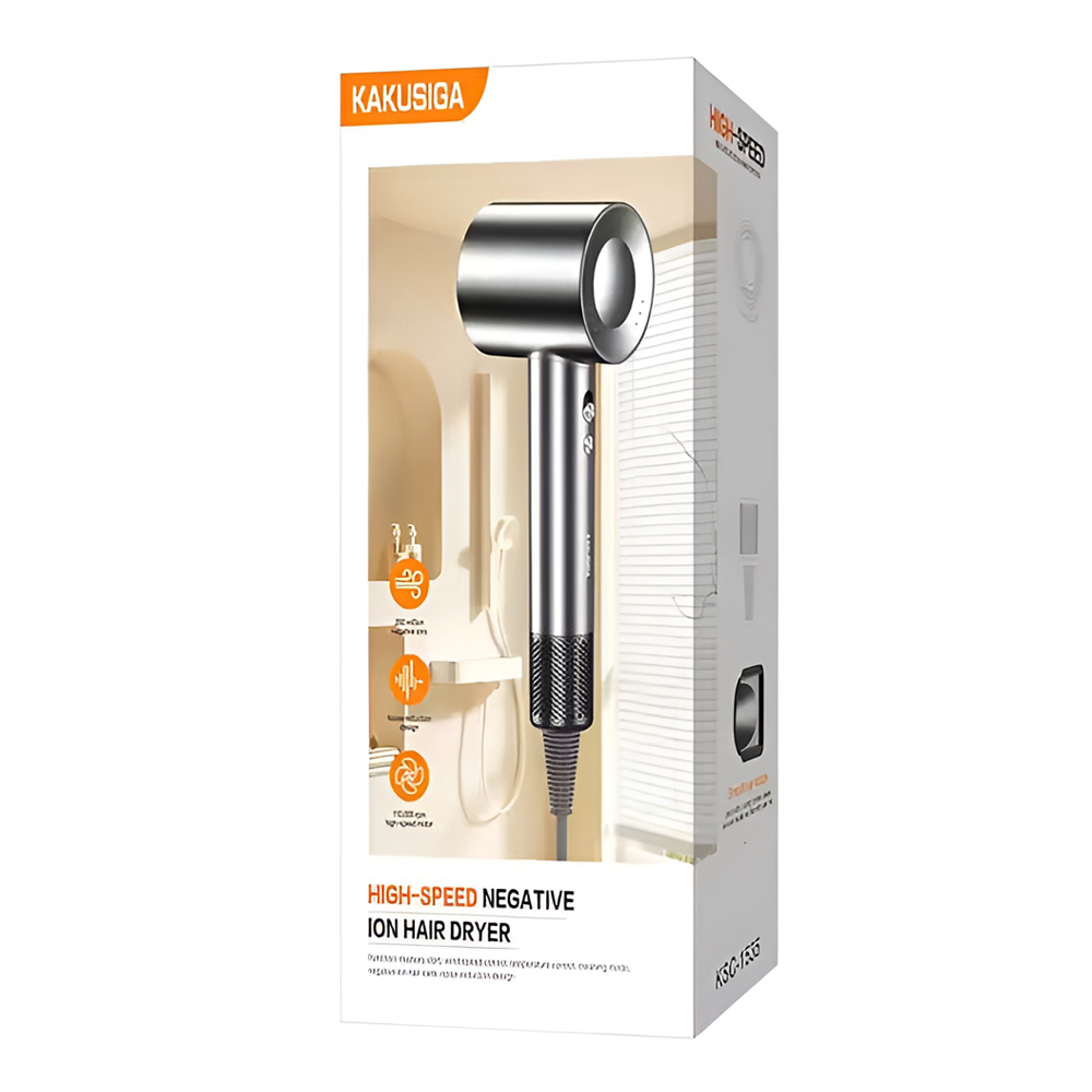 Hair Dryer High-Speed, 1600W, KSC-1535, Grey - Image 2