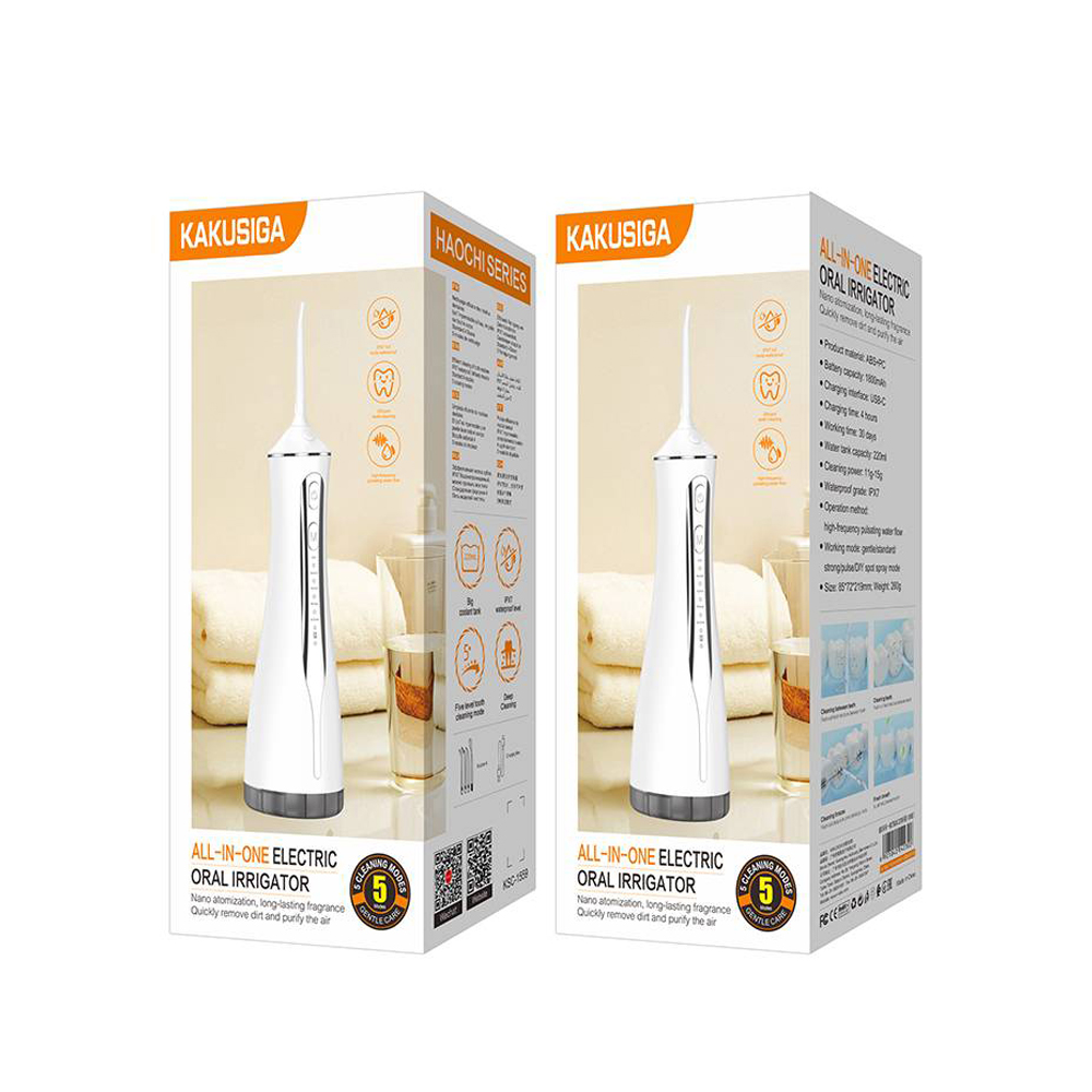 Dental Irrigator for Tooth Cleaning KSC-1559, White - Image 2