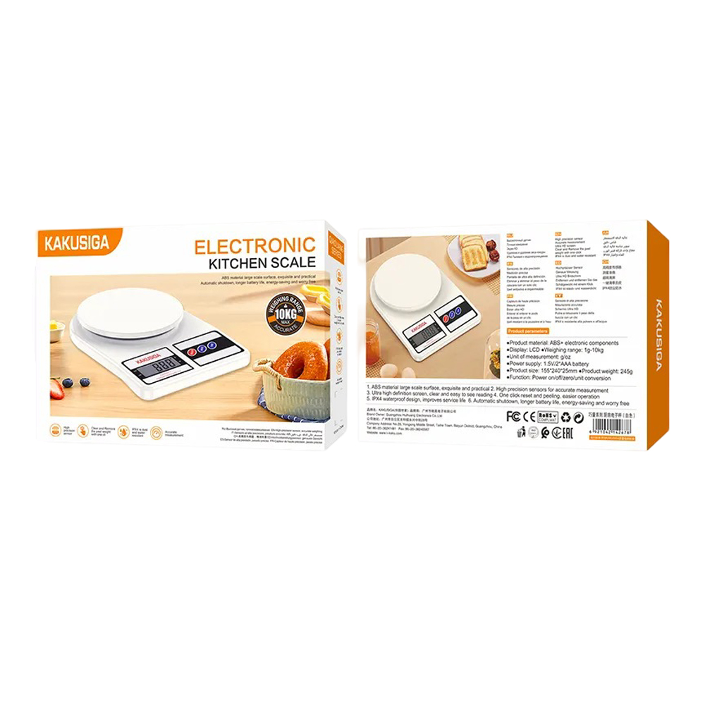 Kitchen Scale Electronic KSC-1577, White - Image 2