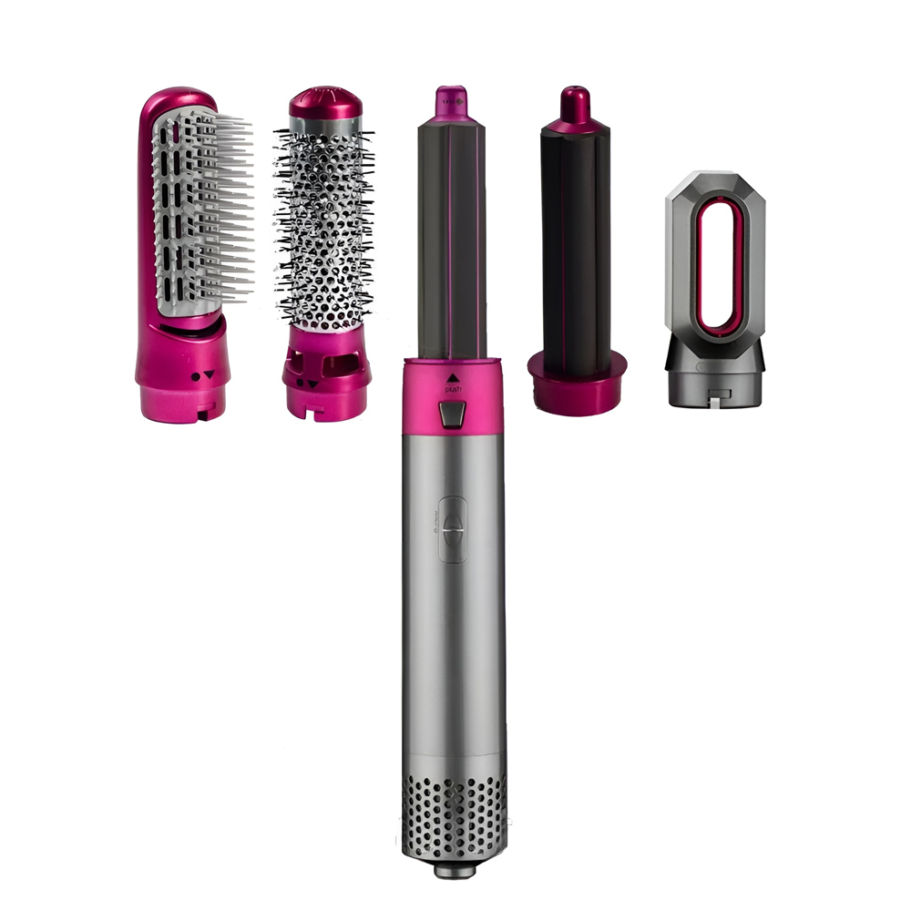 Electric Automatic Curling Hair Styling Set 5in1 KSC-1580, Grey
