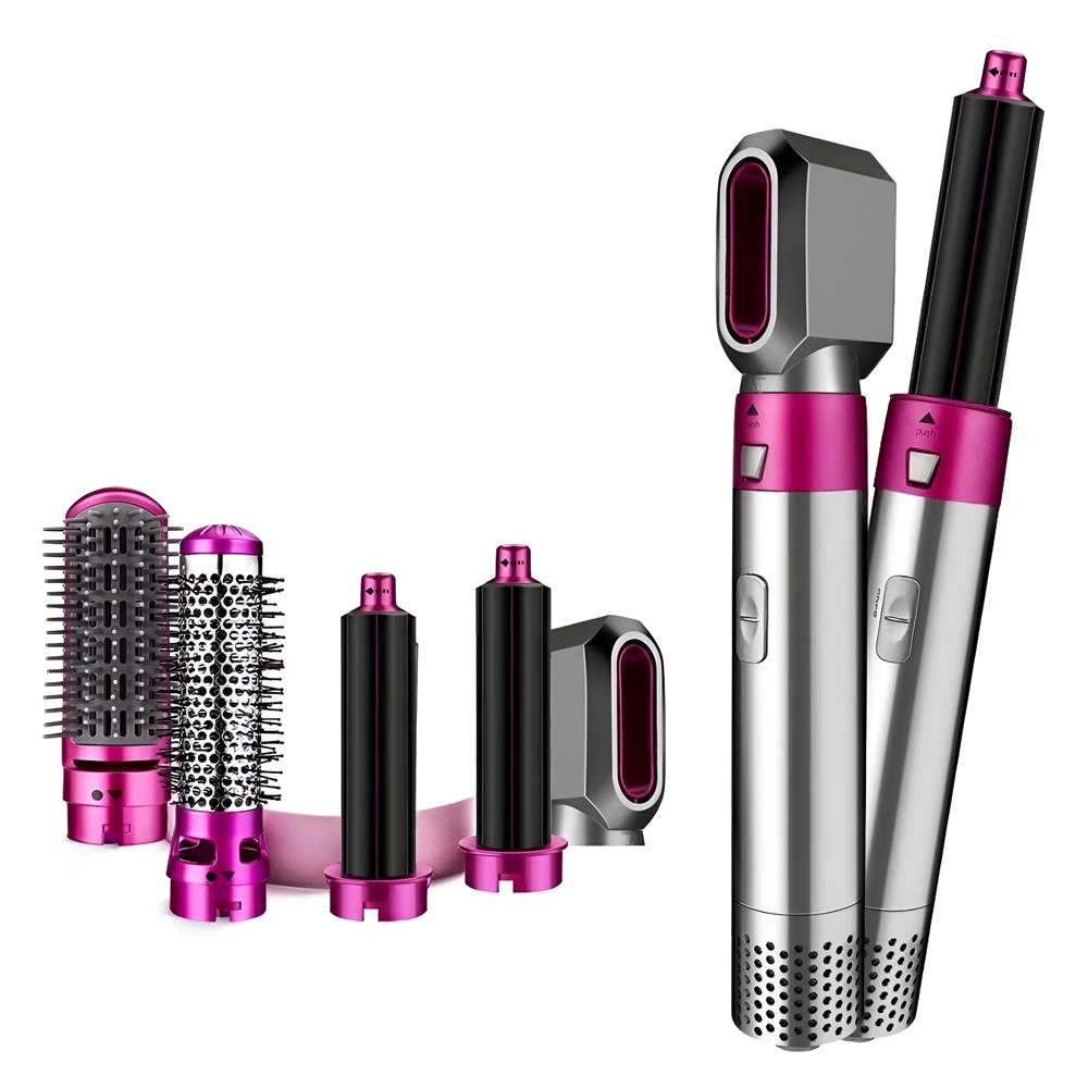 Electric Automatic Curling Hair Styling Set 5in1 KSC-1580, Grey - Image 2