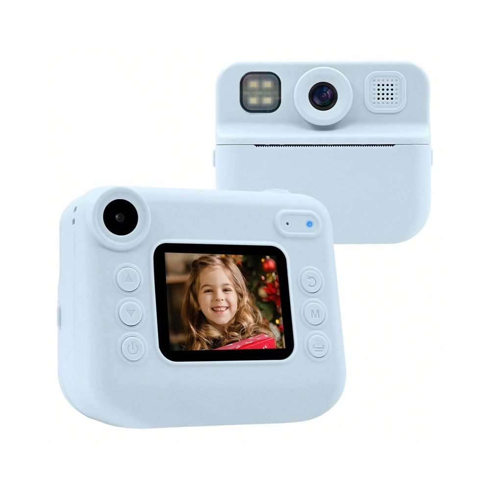 EYESUN Instant Kids Camera with Printing Paper Rolls 030D, Blue - Image 2