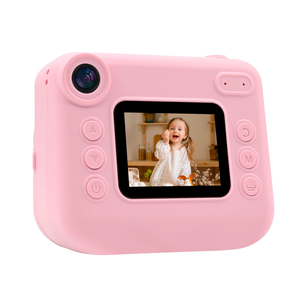 EYESUN Instant Kids Camera with Printing Paper Rolls 030D, Pink - Image 2