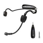 Kimafun Wireless Microphone 2.4GHz KM-G100-1, Black