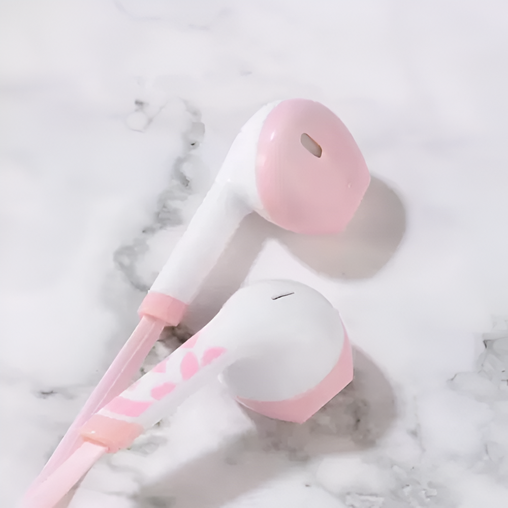 Keeka Earphones 3.5mm Q30, Pink - Image 2