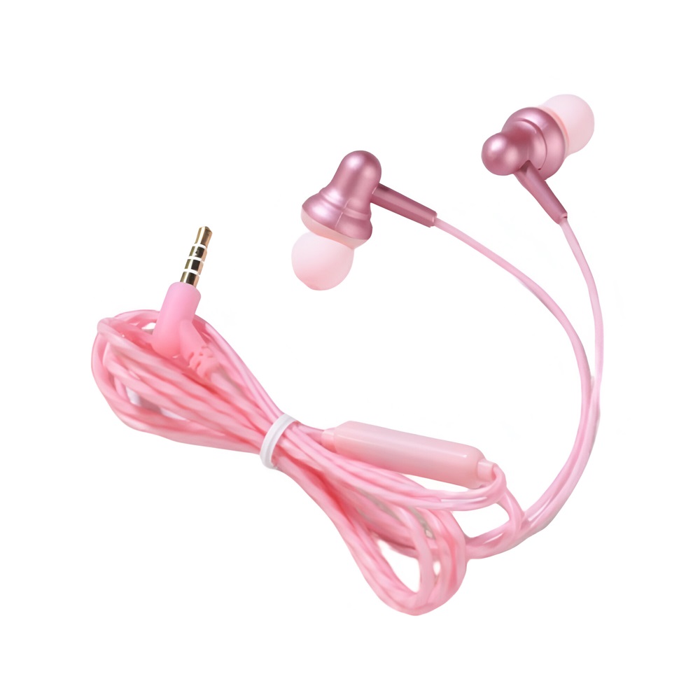 Keeka Earphones 3.5mm Q31, Pink - Image 2