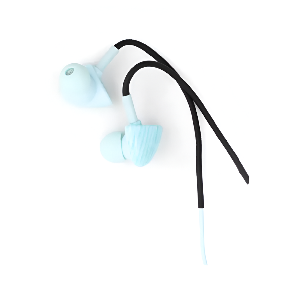Keeka Earphones 3.5mm Q32, Blue - Image 2