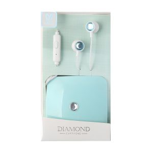 Keeka Earphones 3.5mm Q35, Blue