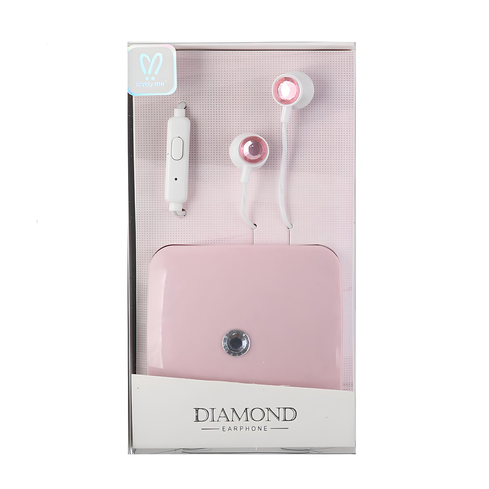 Keeka Earphones 3.5mm Q35, Pink