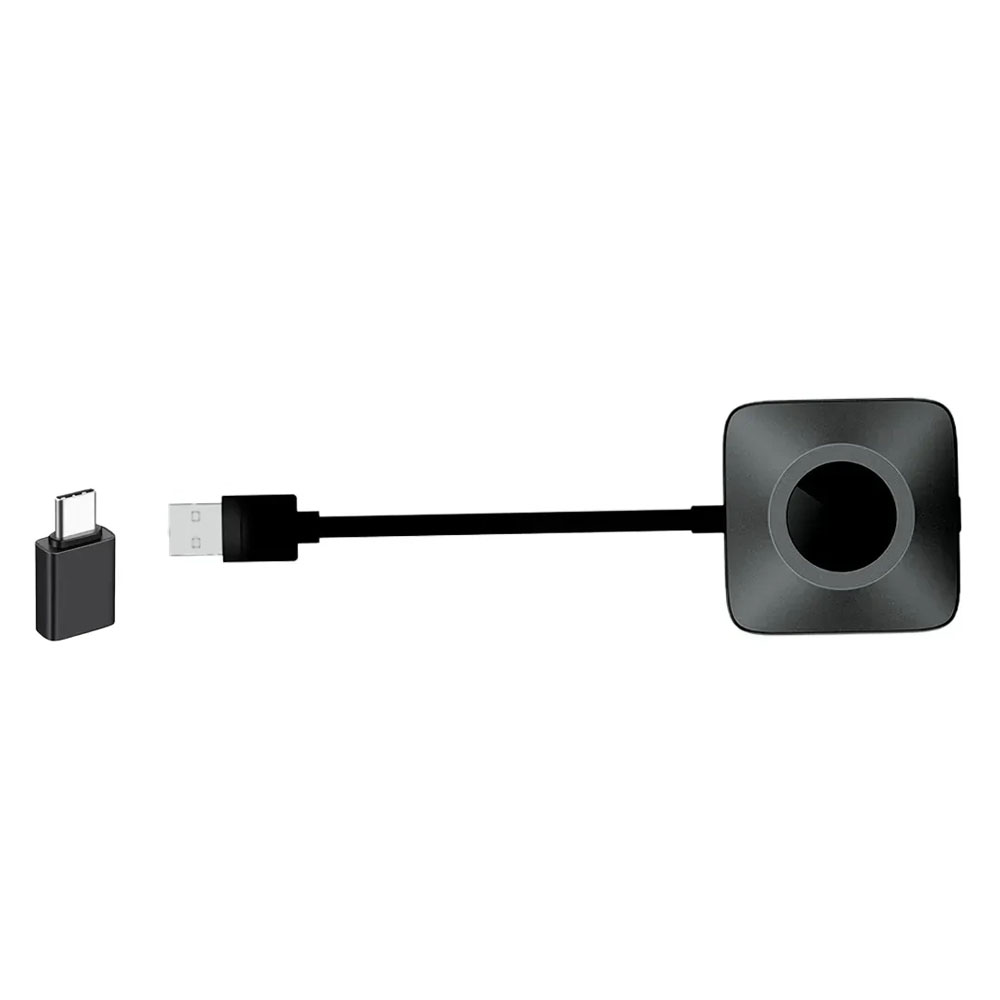 Yesido Wireless CarPlay&Android Auto Adapter, Black - Image 3