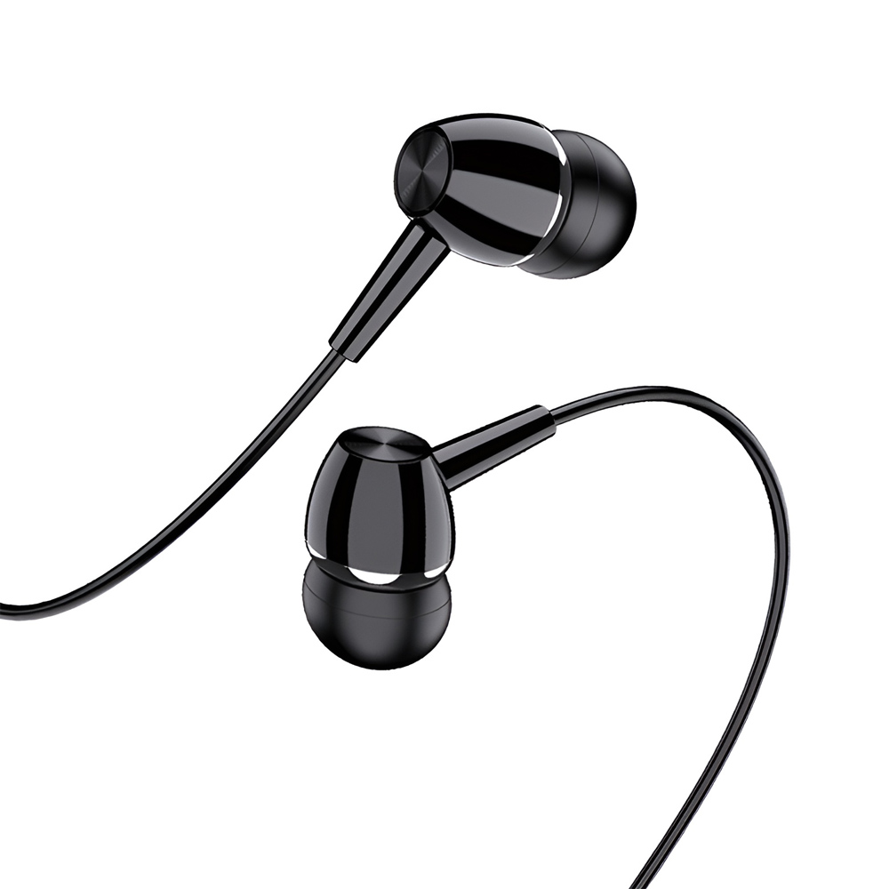 Ksiga Earphones Type-C with Mic Jiaxuan KSC-1296, Black - Image 2