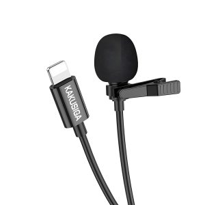 Ksiga Wired Lavalier KSC-764 Lightning 2M, Black