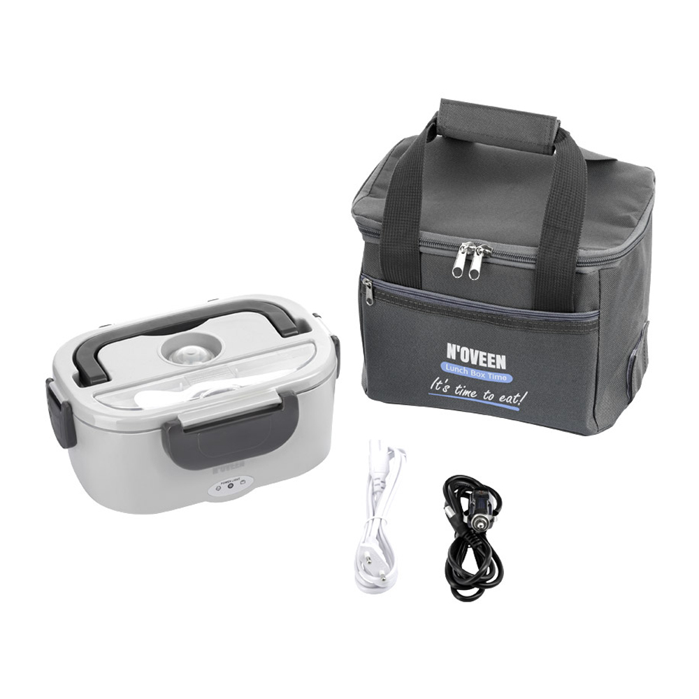 NOVEEN Lunch Box LB2410 220-240 Volt,23x16x10,5 cm,INOX interior,Power 40 W Grey - Image 4