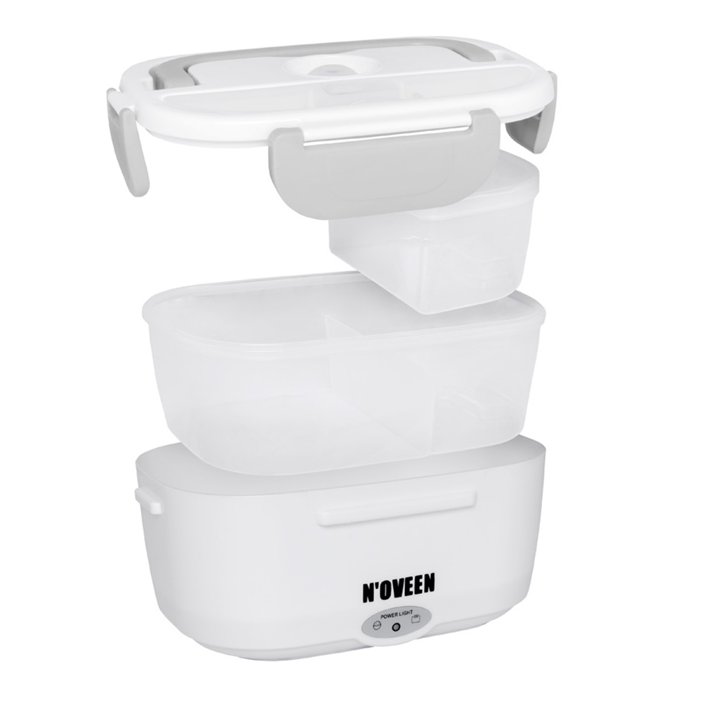 NOVEEN Lunch Box LB310 220-240 Volt,23x16x10,5 cm,INOX interior,Power 40 W Grey - Image 2