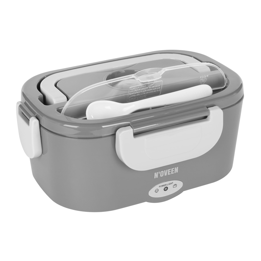 NOVEEN Lunch Box LB340 220-240 Volt,23x16x10,5 cm,INOX interior,Power 40 W Dark Grey - Image 2