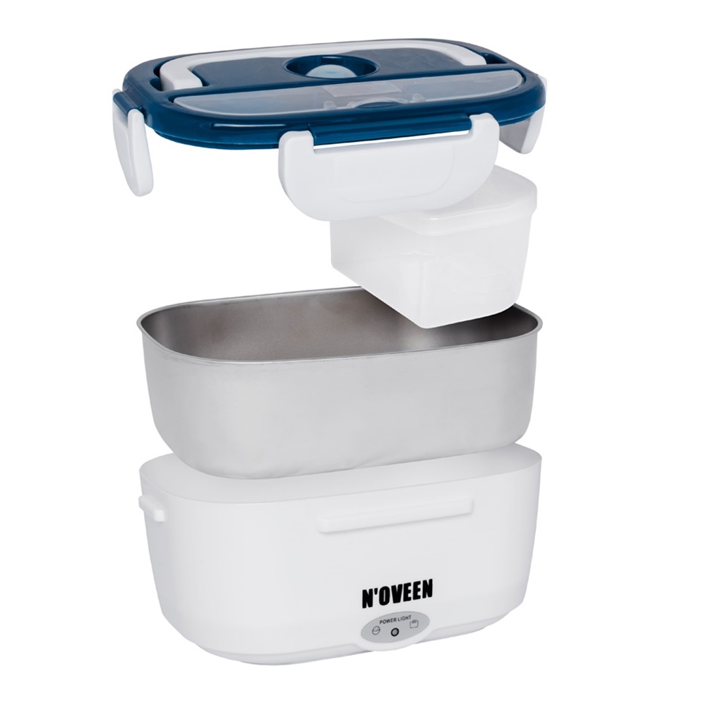 NOVEEN Lunch Box LB430 12/230 Volt,23x16x10,5 cm,INOX interior,Power 40 W Dark Blue - Image 2