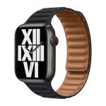 Leather Apple Watch Strap 38/40/41mm M/L Black