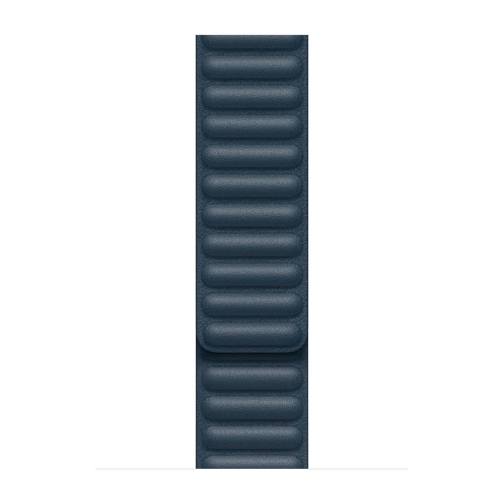 Leather Apple Watch Strap 38/40/41mm M/L Blue - Image 3