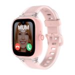 Lagenio Kids Smart Watch 4G, Amoled Display, 5MP Camera, K2, Pink