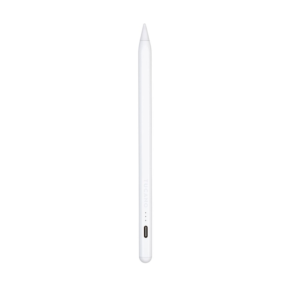 Tucano Stylus Pen Active Magnetic for iPad 7/8/9/10th gen | Air 10.9 4/5th gen | Pro 11 3/4th gen | Pro 12.9 5/6th gen | iPad Mini, White