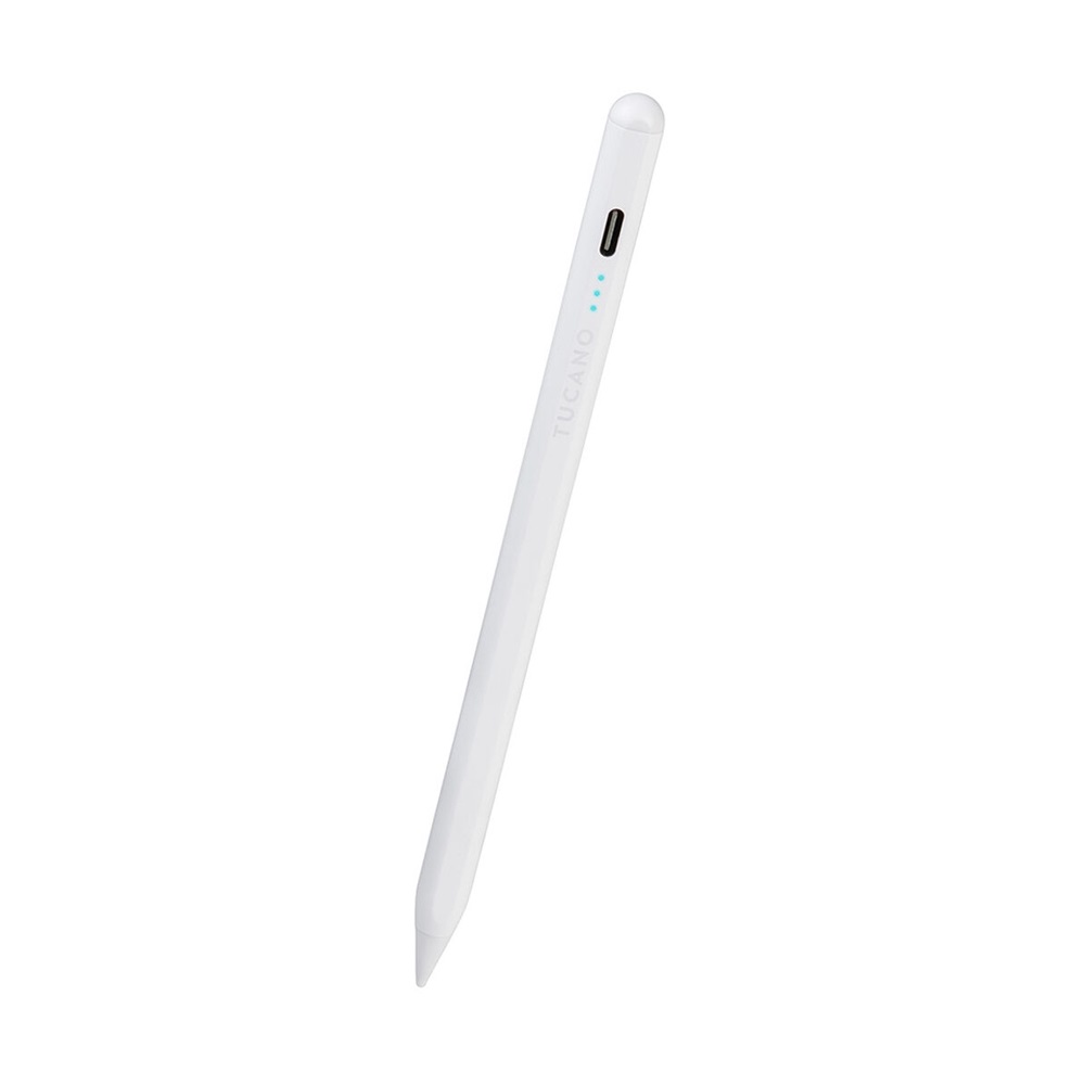 Tucano Stylus Pen Active Magnetic for iPad 7/8/9/10th gen | Air 10.9 4/5th gen | Pro 11 3/4th gen | Pro 12.9 5/6th gen | iPad Mini, White - Image 3
