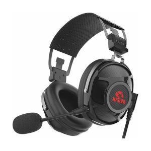 Marvo Headset Wired Gaming HG9053, USB 7.1, Red Backlight