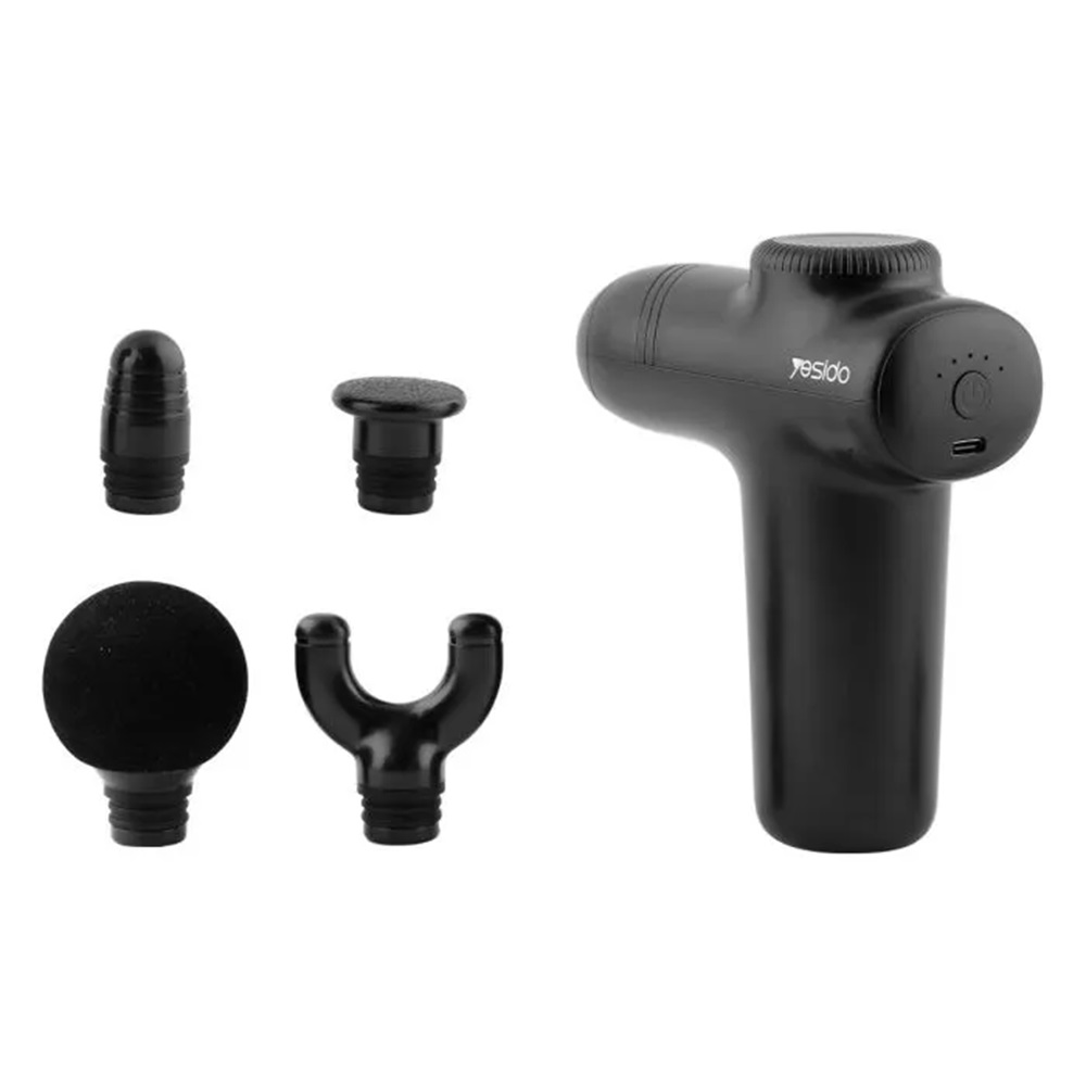 Yesido Head And Shoulder Massager Gun MG01, Black - Image 2