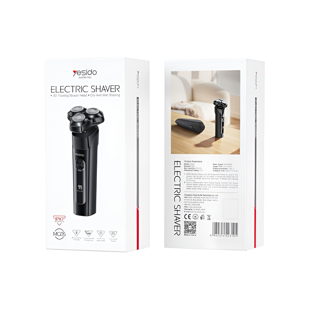 Yesido Electric Shaver MG05, Black - Image 2